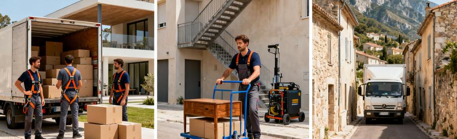 Trois situations de déménagement dans les Alpes-de-Haute-Provence illustrant les facteurs influençant les tarifs