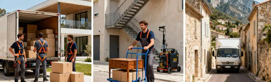 Trois situations de déménagement dans les Alpes-de-Haute-Provence illustrant les facteurs influençant les tarifs