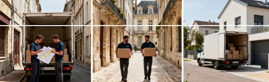 Comparaison des contraintes d'accès pour déménagement entre centre-ville historique et zones résidentielles Mâcon