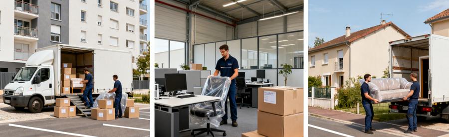 Déménageurs intervenant sur Saint-Priest et communes voisines zone Est Lyon résidentiel et professionnel