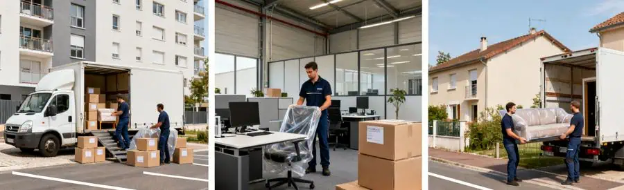 Couverture Zone Est Lyonnais Saint Priest Demenagement Déménageurs intervenant sur Saint-Priest et communes voisines zone Est Lyon résidentiel et professionnel