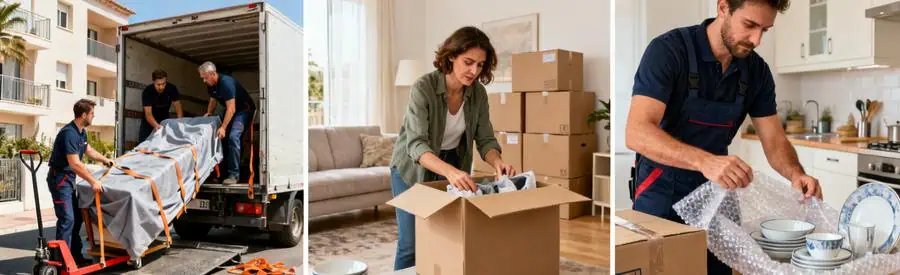 Formules Demenagement Standard Complete Hyeres Trois formules de déménagement à Hyères : transport standard, emballage personnel et service complet professionnel