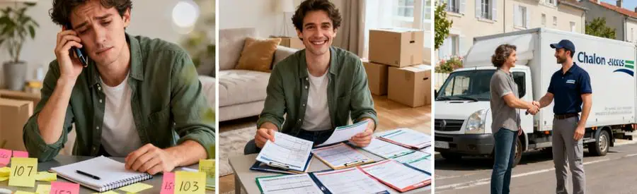 Comparaison du processus traditionnel et moderne pour trouver un déménageur professionnel à Chalon-sur-Saône