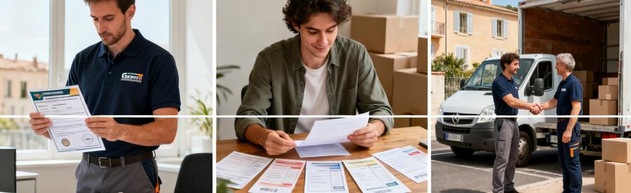 Garanties Selection Demenageur Verifie Draguignan Processus sécurisé de sélection d'un déménageur vérifié à Draguignan avec comparaison d'offres multiples