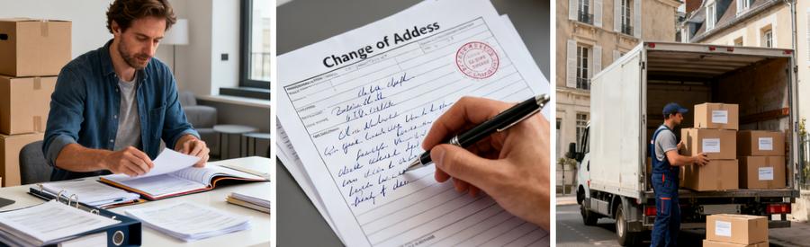 Organisation documents administratifs et chargement cartons pour déménagement à Montivilliers