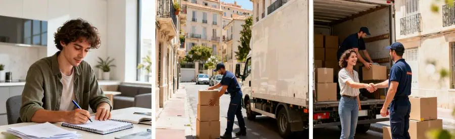Trois étapes pour obtenir offres déménagement Marseille 8ème : organisation, chargement et validation professionnelle