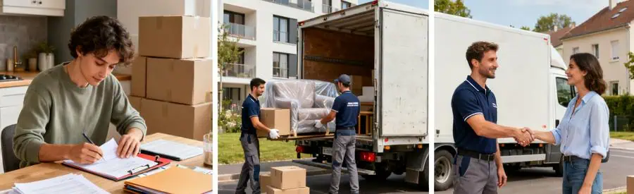 Processus complet de comparaison d'offres et réalisation de déménagement au Creusot avec professionnels locaux