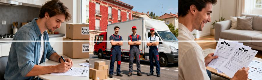Processus Comparaison Offres Demenageurs Castres Tarn Processus complet de demande et comparaison d'offres de déménageurs professionnels à Castres dans le Tarn