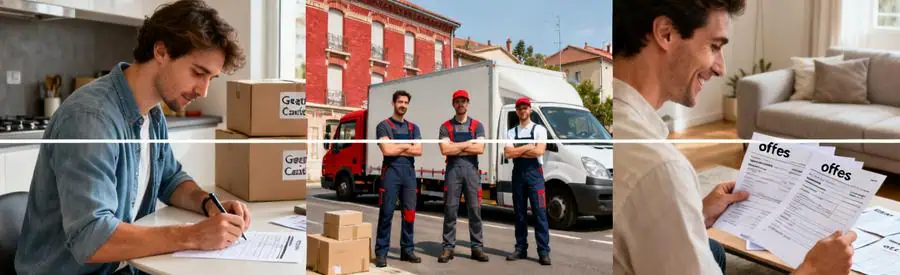 Processus complet de demande et comparaison d'offres de déménageurs professionnels à Castres dans le Tarn