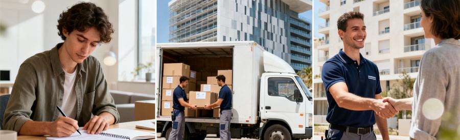 Processus de mise en relation avec déménageurs professionnels à Marseille 2ème : organisation, chargement et accord