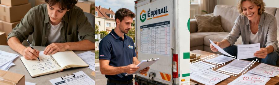 Processus de mise en relation avec déménageurs professionnels à Épinal en trois étapes simples