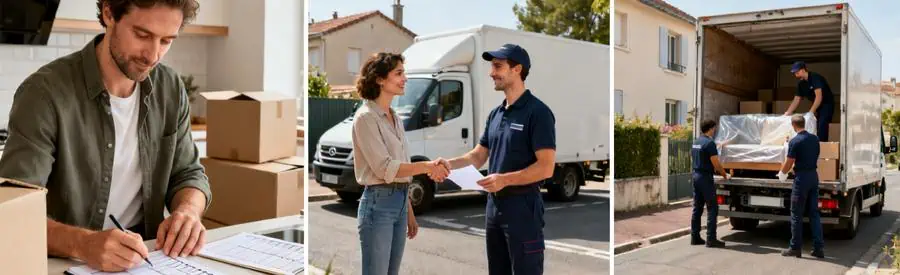 Processus de mise en relation avec déménageurs professionnels en Essonne : organisation, rencontre et chargement