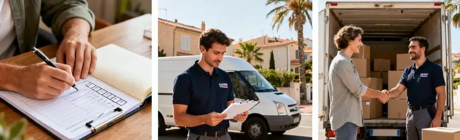 Processus Mise En Relation Demenageurs Hyeres Processus de mise en relation avec déménageurs professionnels à Hyères en trois étapes simples