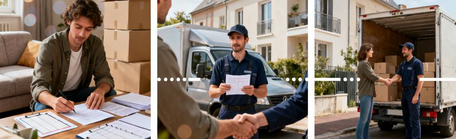 Processus de mise en relation avec déménageurs professionnels à Auxerre en trois étapes simples