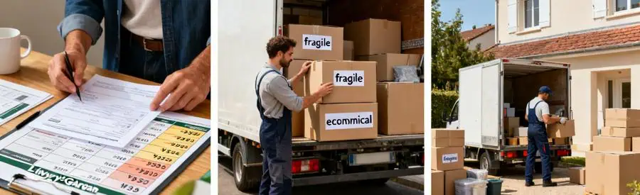 Personne comparant plusieurs formules de déménagement économiques et complètes à Livry-Gargan.