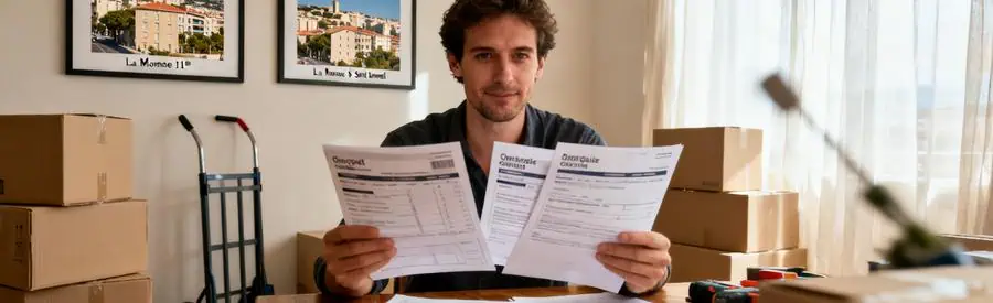 Comparaison Offres Demenagement Marseille 11 Personne comparant plusieurs offres de déménagement à Marseille 11ème sur une table, ambiance sereine.