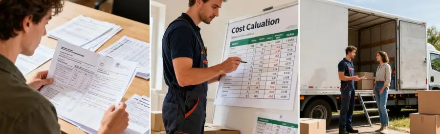 Comparaison des tarifs de déménagement en Moselle avec documents papier et camion.