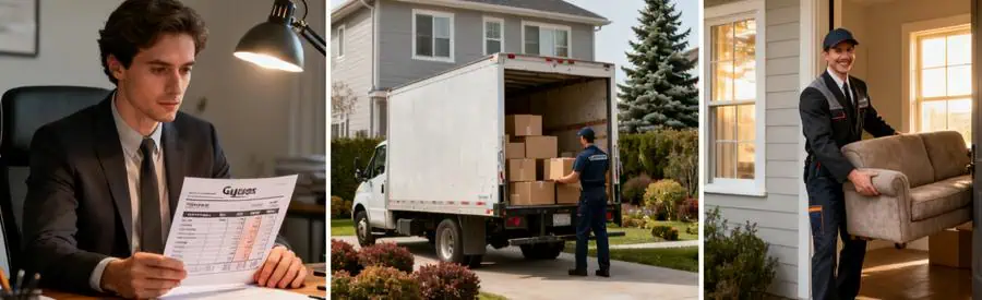 Comparaison des coûts de déménagement dans le Haut-Rhin avec différents acteurs en action.