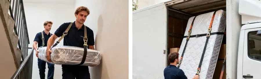 Transport Sécurisé du Matelas en Camion Déménager un matelas en toute sécurité dans un camion