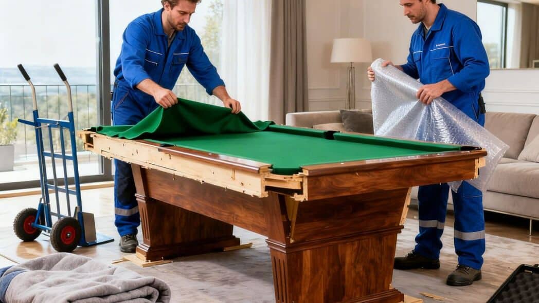 Comment déménager un billard