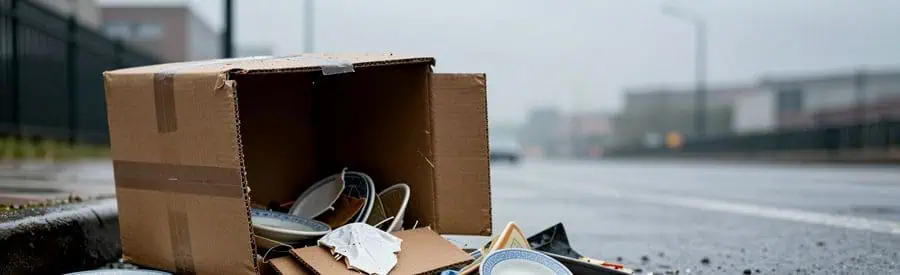 Guide déménagement : carton cassé et objets abîmés, erreurs à éviter