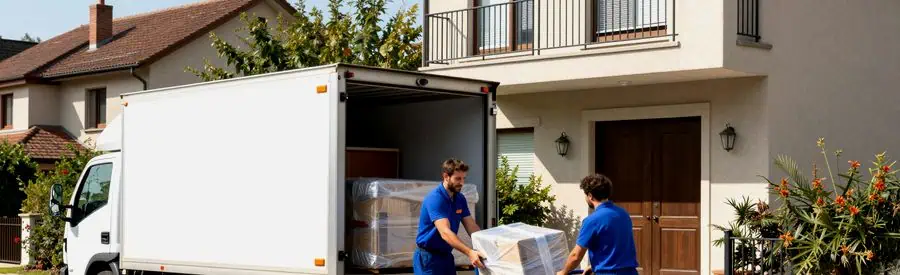 Guide déménagement : jour J, chargement du camion de déménagement dans la rue