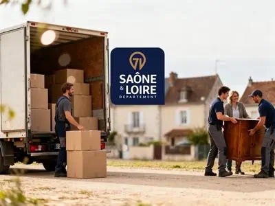 Image à la une pour déménagement Saône-et-Loire