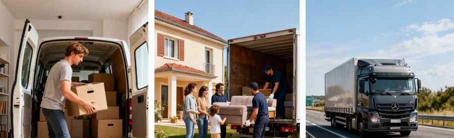 Types de projets de déménagement pris en charge Différents types de déménagement Bourges : studio, maison, longue distance