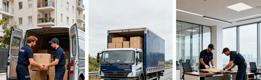 types de prestations disponibles pour déménager à Narbonne - local, longue distance, entreprise