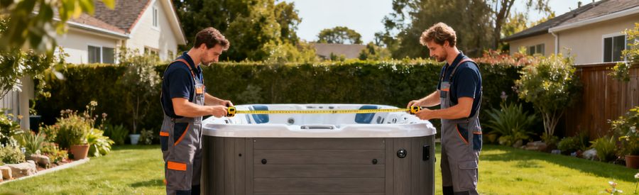 mesurer un spa et préparer son transport avant déménagement