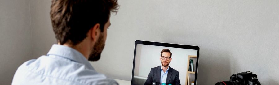 Réussir l’entretien à distance Entretien d'embauche en visio préparé à distance avant de déménager pour un travail